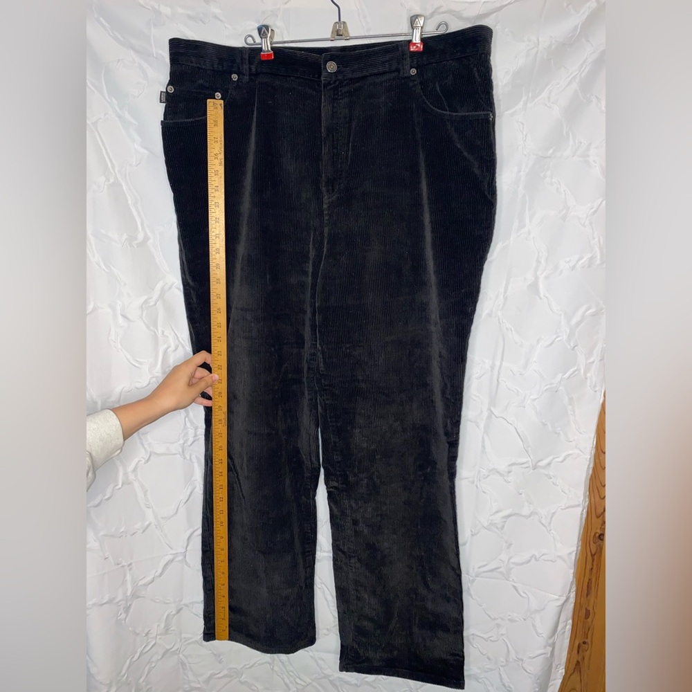 Lauren Jeans Co Ralph Lauren Pants Women’s 16 Olive Black Straight Leg High Rise